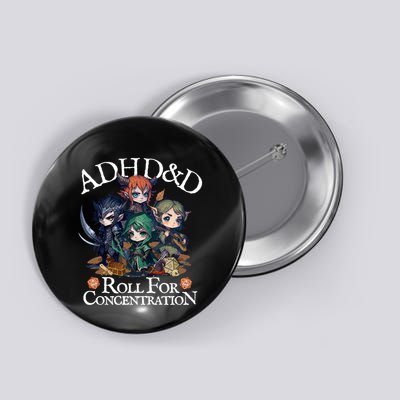 Adhd Dnd Adventurers Roll For Concentration Button