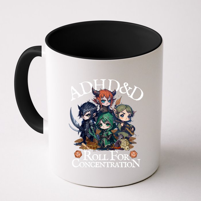 Adhd Dnd Adventurers Roll For Concentration Mug