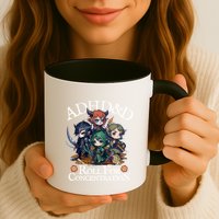 Adhd Dnd Adventurers Roll For Concentration Mug