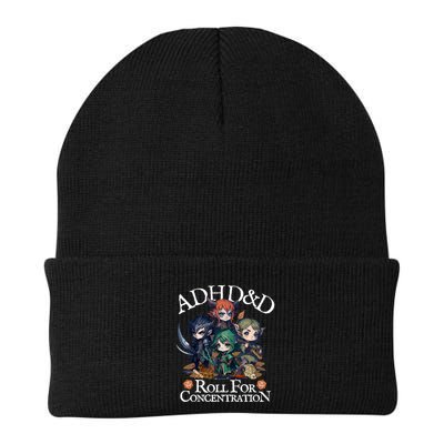 Adhd Dnd Adventurers Roll For Concentration Beanie