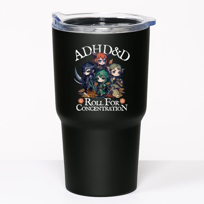 Adhd Dnd Adventurers Roll For Concentration Tumbler