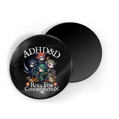 Adhd Dnd Adventurers Roll For Concentration Magnet