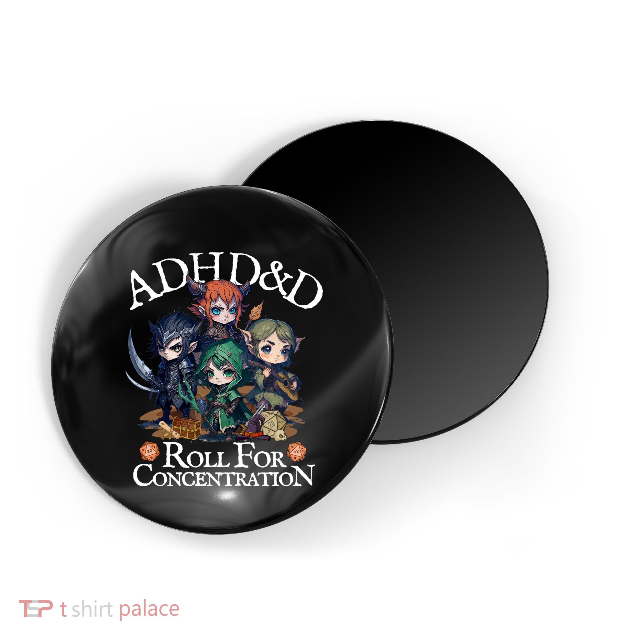 Adhd Dnd Adventurers Roll For Concentration Magnet