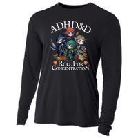 Adhd Dnd Adventurers Roll For Concentration Cooling Performance Long Sleeve Crew