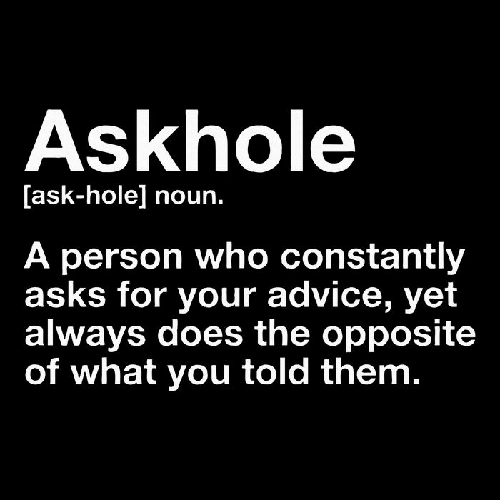 Askhole Definition Adult Cooling Performance Crew T-Shirt