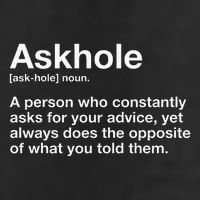 Askhole Definition Adult 11oz C Handle Ceramic Mug