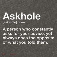 Askhole Definition Adult Cotton Canvas Backpack