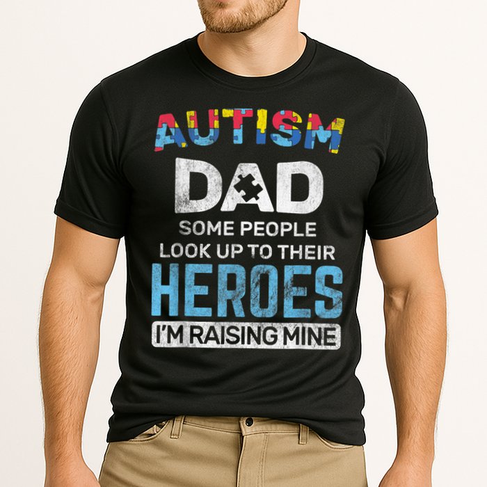 Autism Dad Autism Awareness Autistic Spectrum ASD Cooling Performance Crew T-Shirt