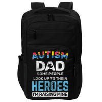 Autism Dad Autism Awareness Autistic Spectrum ASD Impact Tech Backpack