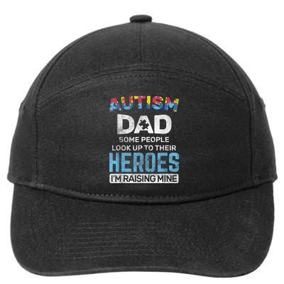 Autism Dad Autism Awareness Autistic Spectrum ASD 7-Panel Snapback Hat