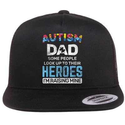 Autism Dad Autism Awareness Autistic Spectrum ASD Flatbill Hat