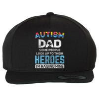 Autism Dad Autism Awareness Autistic Spectrum ASD Wool Snapback Cap