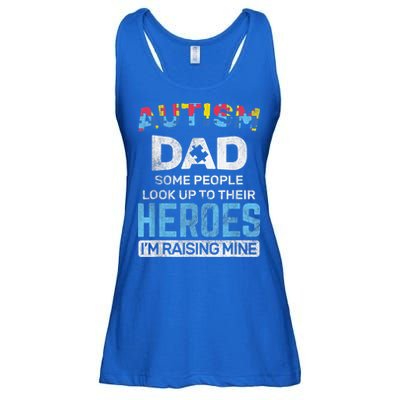 Autism Dad Autism Awareness Autistic Spectrum ASD Ladies Essential Flowy Tank