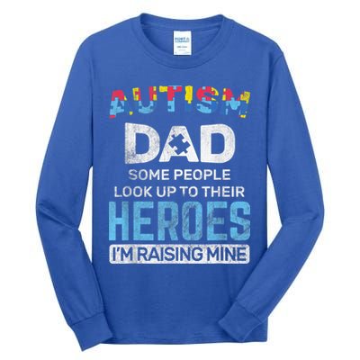 Autism Dad Autism Awareness Autistic Spectrum ASD Tall Long Sleeve T-Shirt