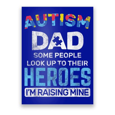 Autism Dad Autism Awareness Autistic Spectrum ASD Poster