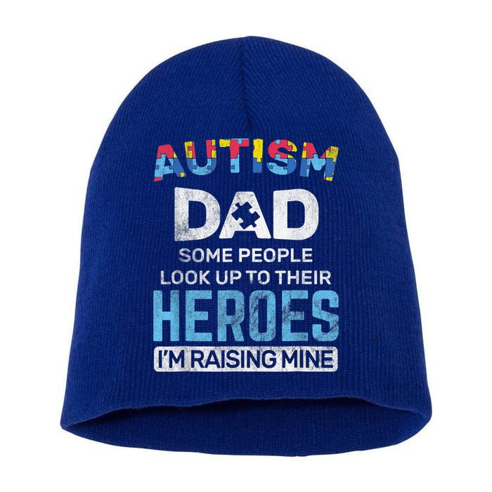 Autism Dad Autism Awareness Autistic Spectrum ASD Short Acrylic Beanie