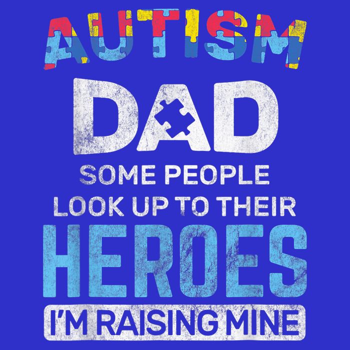 Autism Dad Autism Awareness Autistic Spectrum ASD Short Acrylic Beanie