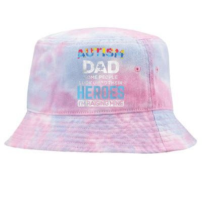 Autism Dad Autism Awareness Autistic Spectrum ASD Tie-Dyed Bucket Hat