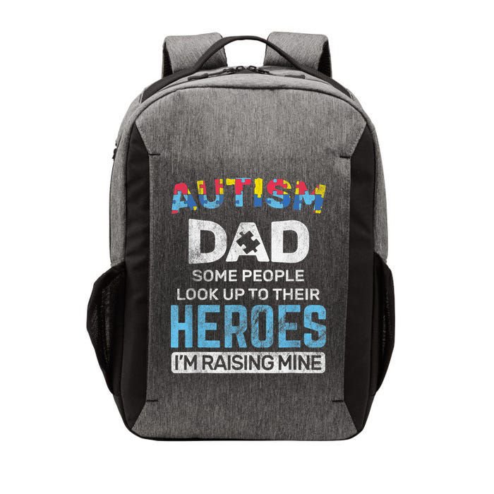 Autism Dad Autism Awareness Autistic Spectrum ASD Vector Backpack