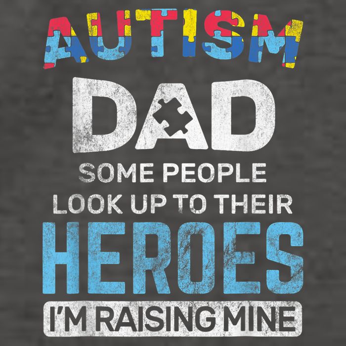 Autism Dad Autism Awareness Autistic Spectrum ASD Vector Backpack