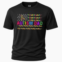 Autism Dad Autistic Child Father's Day Slogan Cooling Performance Crew T-Shirt
