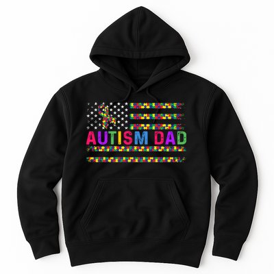Autism Dad Autistic Child Father's Day Slogan Hoodie