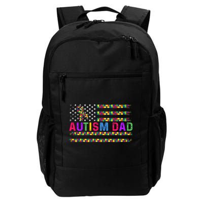 Autism Dad Autistic Child Father's Day Slogan Backpack