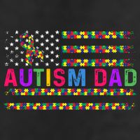 Autism Dad Autistic Child Father's Day Slogan 11oz C Handle Ceramic Mug
