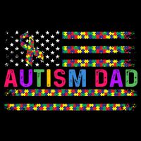 Autism Dad Autistic Child Father's Day Slogan Mesh Reversible Basketball Jersey Tank