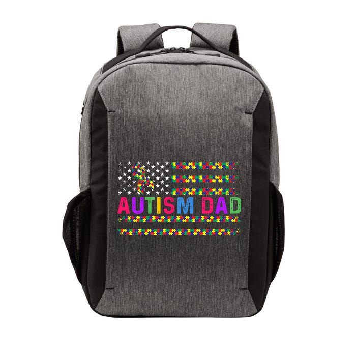 Autism Dad Autistic Child Father's Day Slogan Vector Backpack