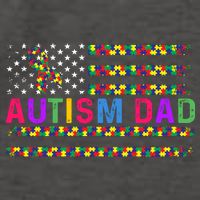 Autism Dad Autistic Child Father's Day Slogan Vector Backpack