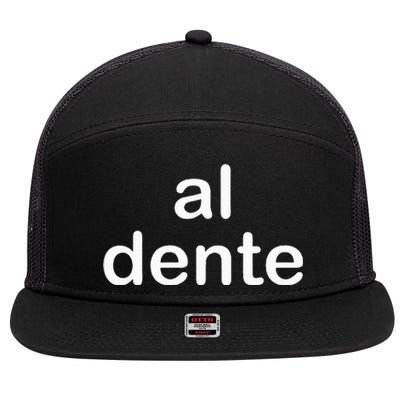 Al Dente 7 Panel Mesh Trucker Snapback Hat