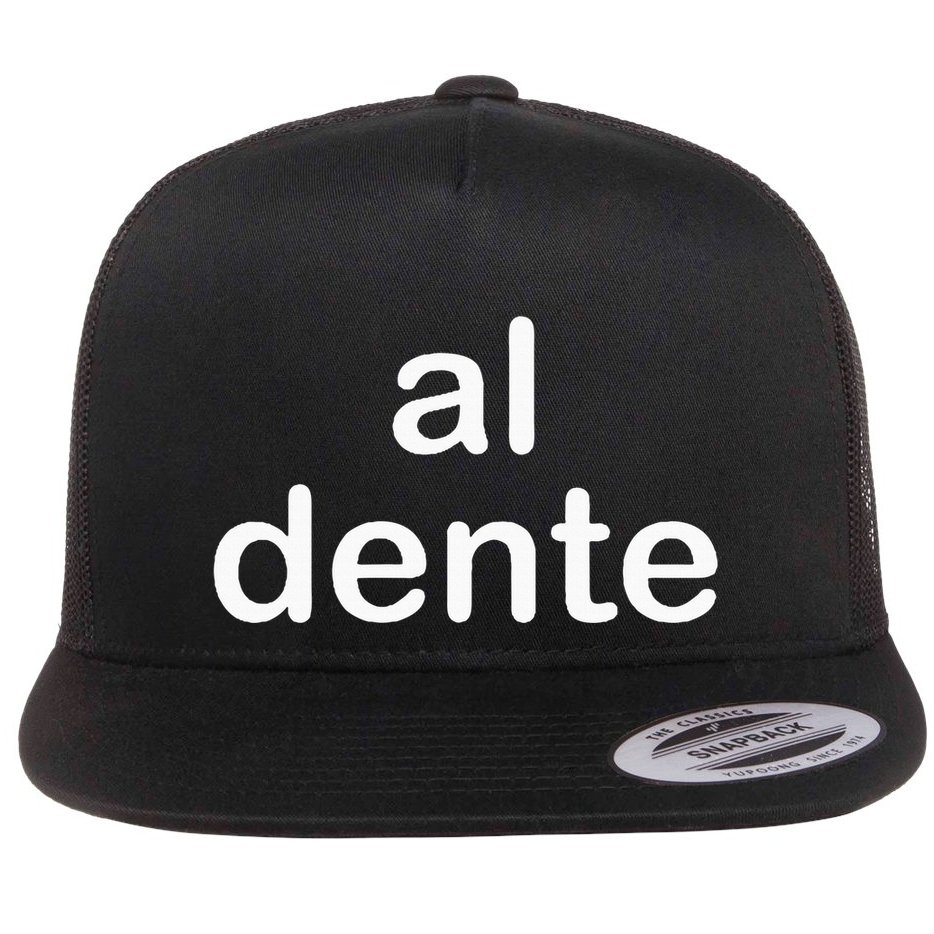 Al Dente Flat Bill Trucker Hat
