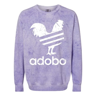 Adobo Distressed Colorblast Crewneck Sweatshirt