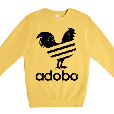 Adobo Distressed Premium Crewneck Sweatshirt