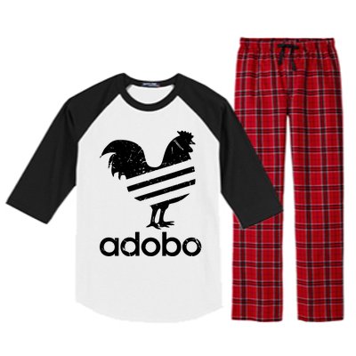 Adobo Distressed Raglan Sleeve Pajama Set