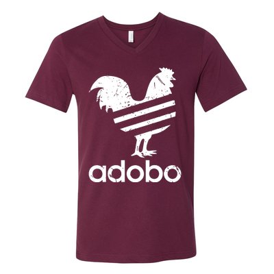 Adobo Distressed V-Neck T-Shirt