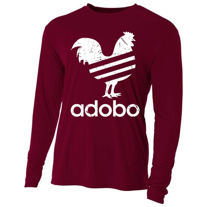 Adobo Distressed Cooling Performance Long Sleeve Crew