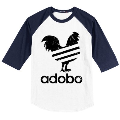 Adobo Distressed Baseball Sleeve Shirt