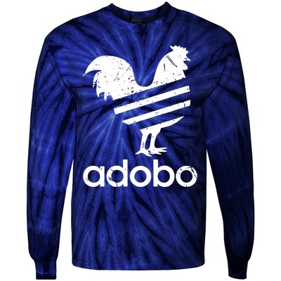 Adobo Distressed Tie-Dye Long Sleeve Shirt