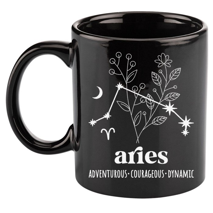 Aries Definition Aries Zodiac Sign Aries Birthday 11oz C Handle Ceramic Mug