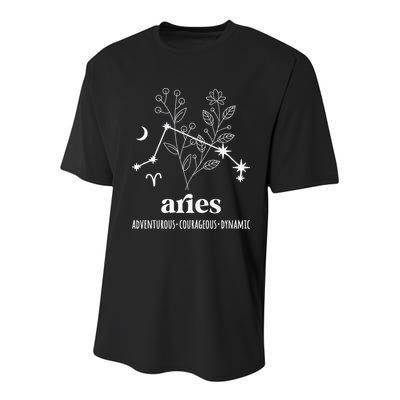 Aries Definition Aries Zodiac Sign Aries Birthday Youth Performance Sprint T-Shirt