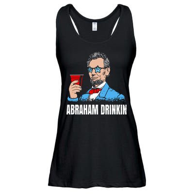 Abraham Drinkin Ladies Essential Flowy Tank