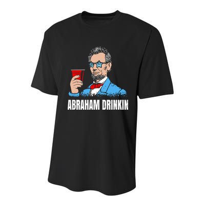 Abraham Drinkin Youth Performance Sprint T-Shirt