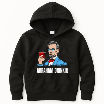 Abraham Drinkin Kids Hoodie