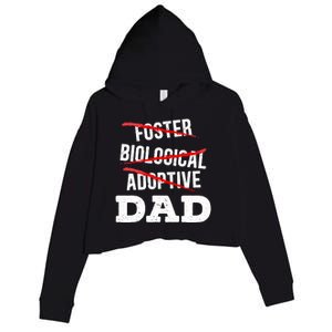 Adoptive Dad Adoption Announcet Foster Father Gotcha Day Meaningful Gift Crop Fleece Hoodie