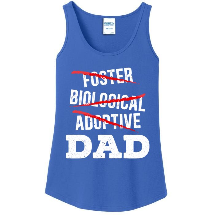 Adoptive Dad Adoption Announcet Foster Father Gotcha Day Meaningful Gift Ladies Essential Tank