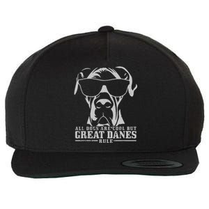 All Dogs Are Cool Great Danes Wool Snapback Cap