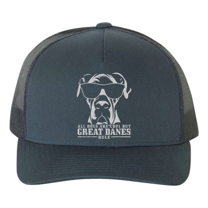 All Dogs Are Cool Great Danes Yupoong Adult 5-Panel Trucker Hat