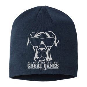 All Dogs Are Cool Great Danes Sustainable Beanie